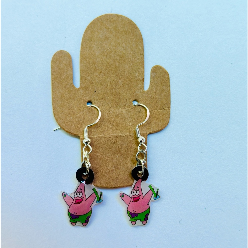 420 Patrick star earrings